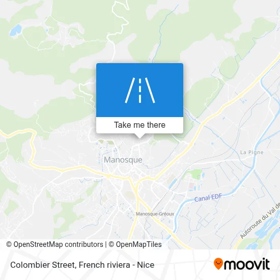 Mapa Rue Du Colombier