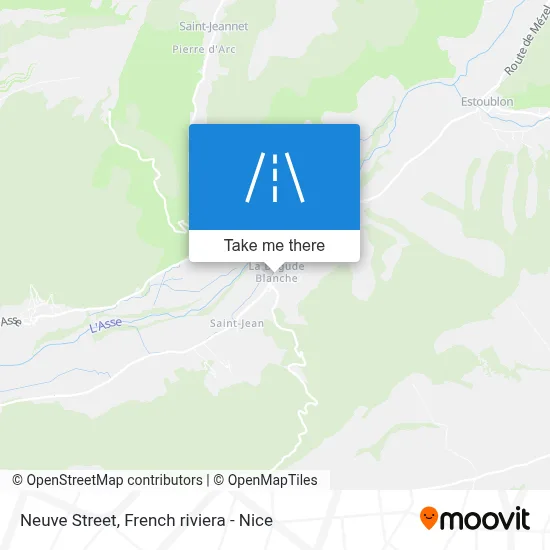 Mapa Rue Neuve