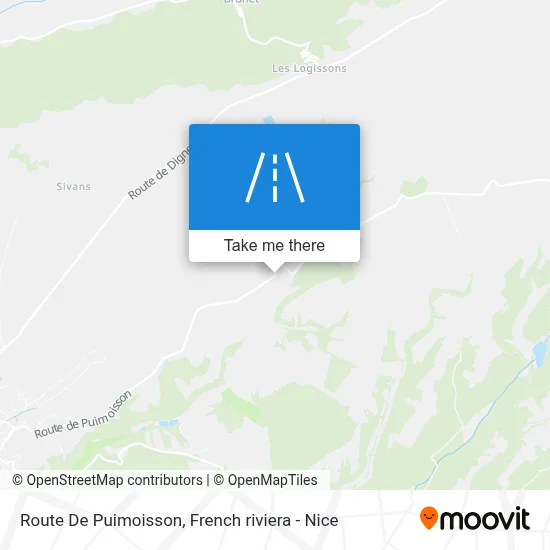 Route De Puimoisson map