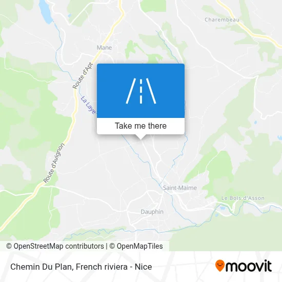 Chemin Du Plan map