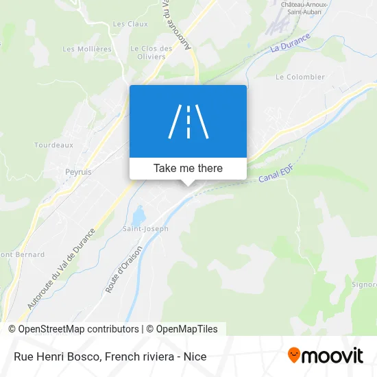 Rue Henri Bosco map