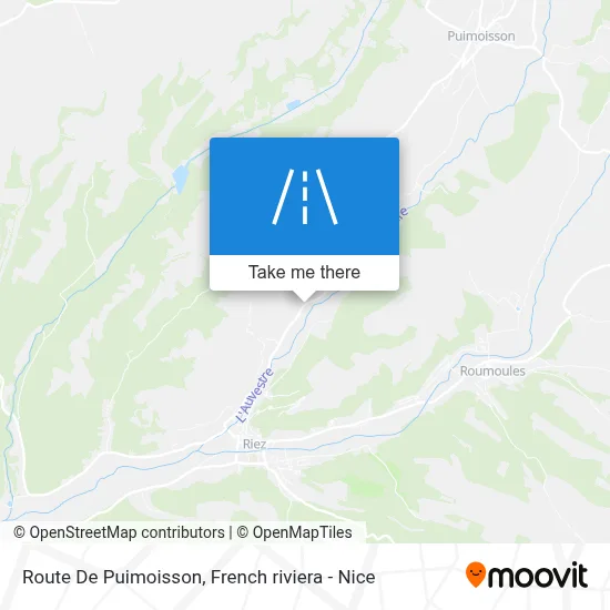 Route De Puimoisson map