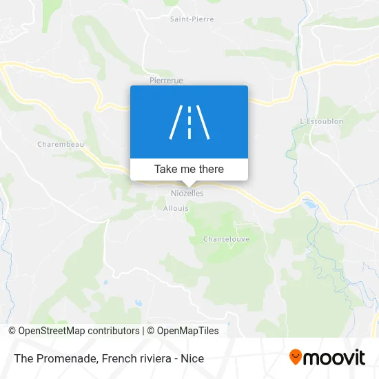 La Promenade map