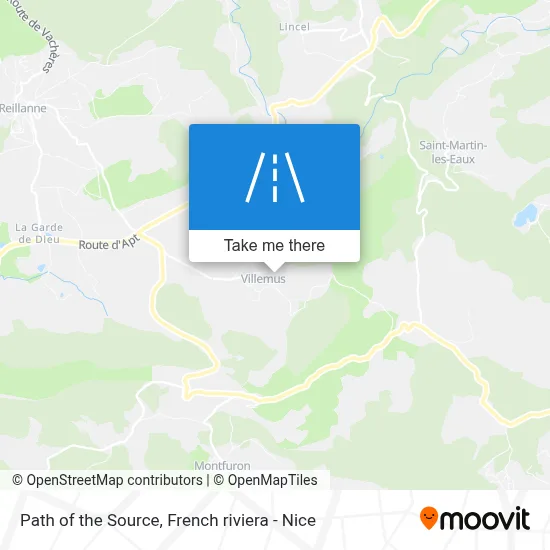 Chemin De La Source map