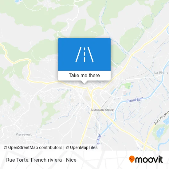 Mapa Rue Torte