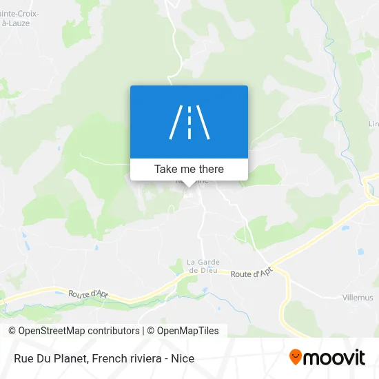 Rue Du Planet map