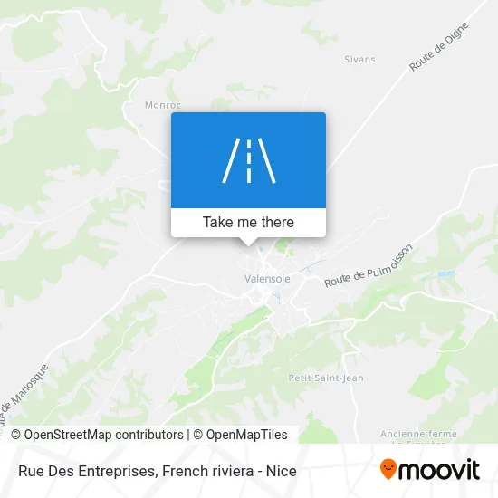 Rue Des Entreprises map