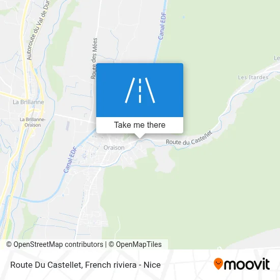 Route Du Castellet map