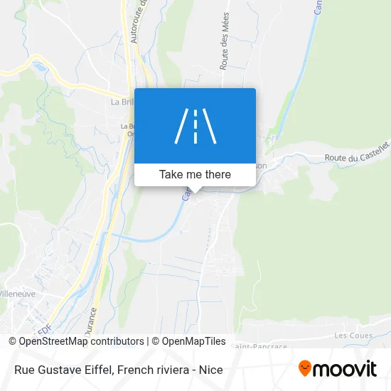 Mapa Rue Gustave Eiffel