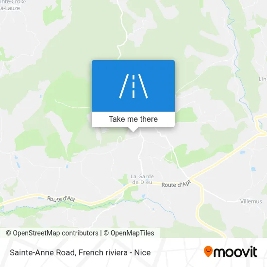 Chemin Sainte-Anne map