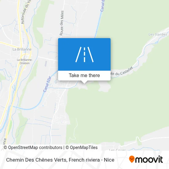 Chemin Des Chênes Verts map