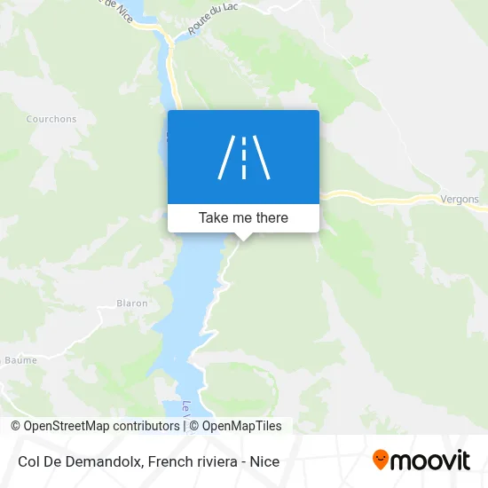 Col De Demandolx map