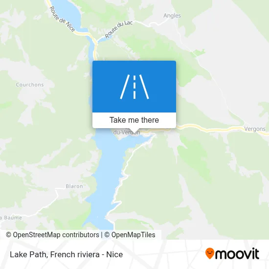 Chemin Du Lac map