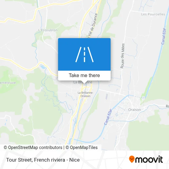 Rue De La Tour map