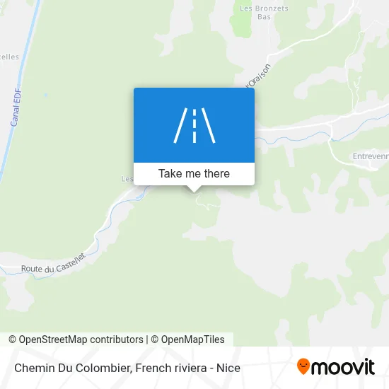 Chemin Du Colombier map
