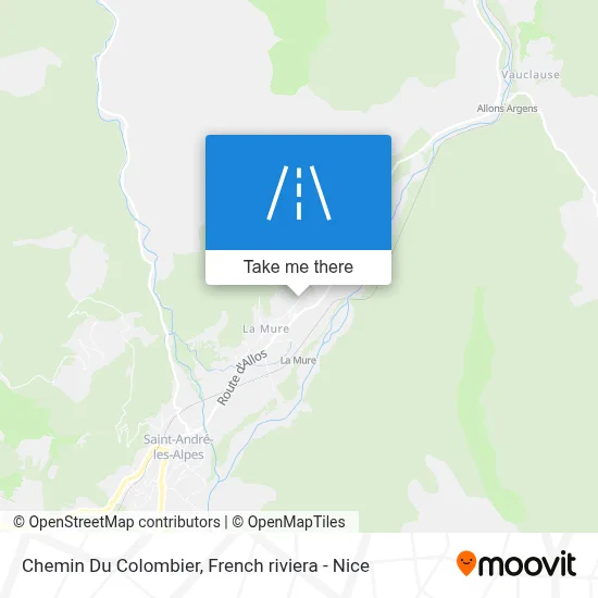 Chemin Du Colombier map