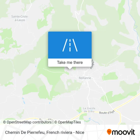 Chemin De Pierrefeu map