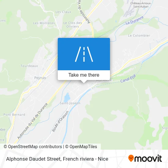 Rue Alphonse Daudet map