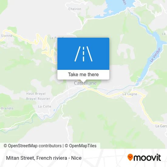 Mapa Rue Du Mitan