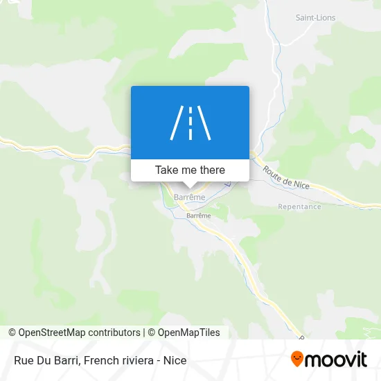 Mapa Rue Du Barri