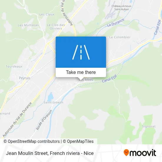 Rue Jean Moulin map