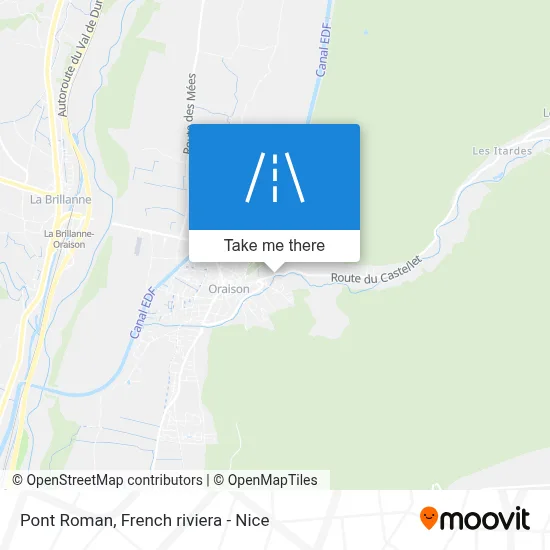 Pont Roman map