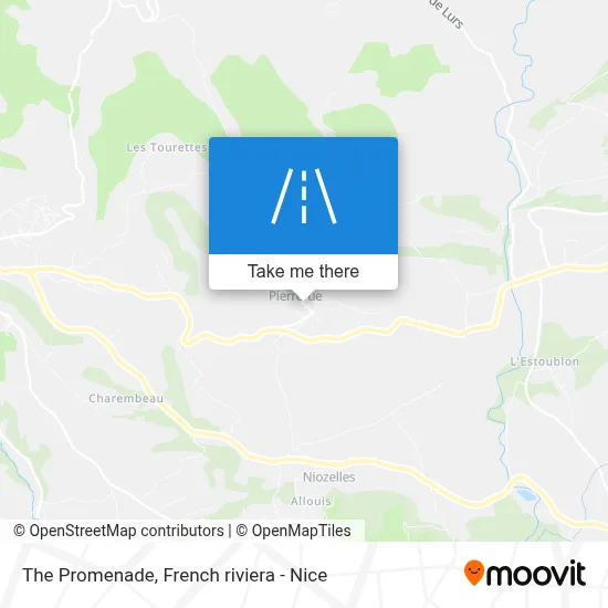 La Promenade map