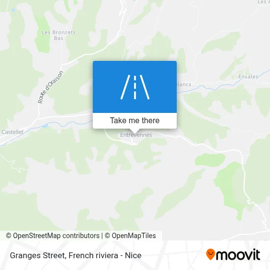 Rue Des Granges map