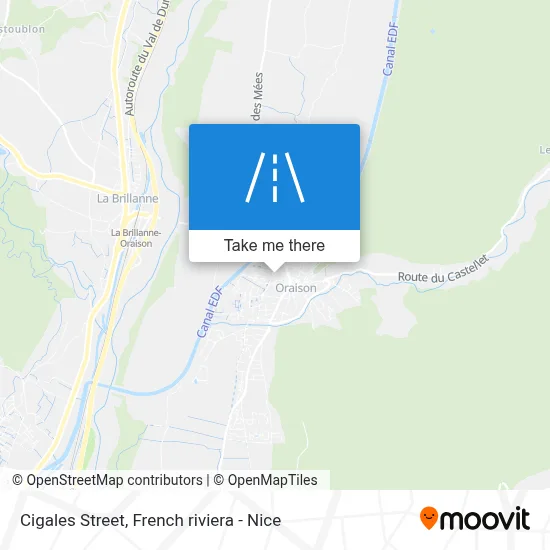 Rue Des Cigales map
