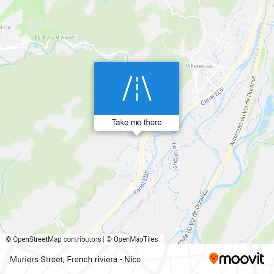 Rue Des Muriers map