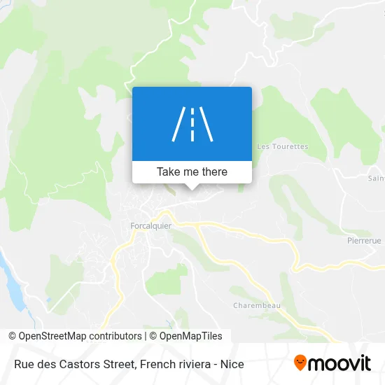 Rue Des Castors map