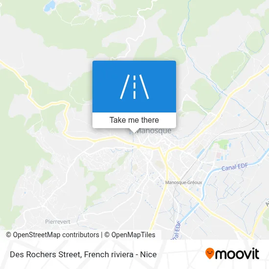 Rue Des Rochers map