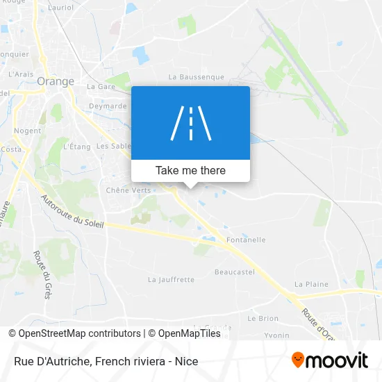 Mapa Rue D'Autriche