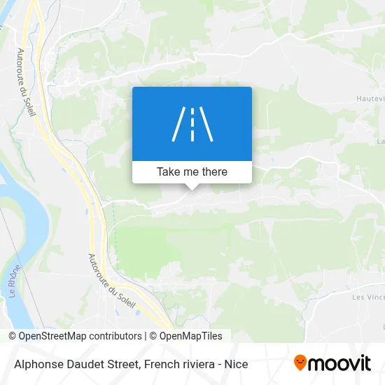 Rue Alphonse Daudet map