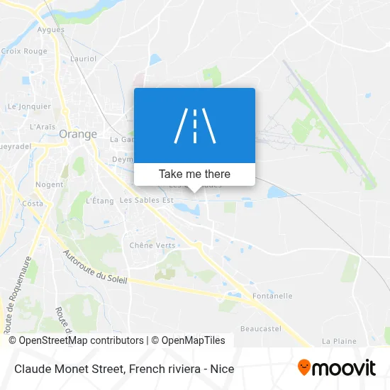 Mapa Rue Claude Monet
