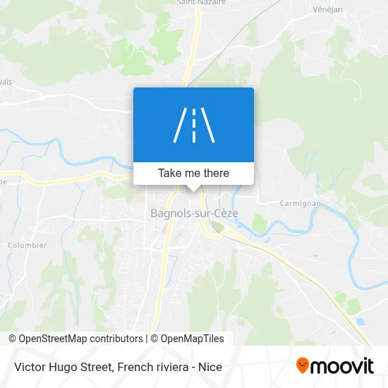 Mapa Rue Victor Hugo