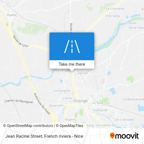 Rue Jean Racine map