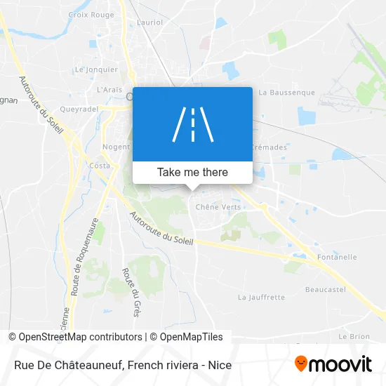 Mapa Rue De Châteauneuf