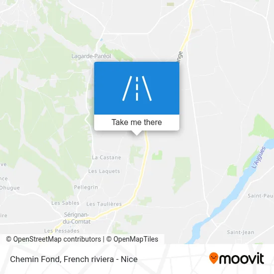 Chemin Fond map
