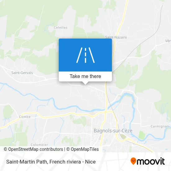 Chemin Saint-Martin map