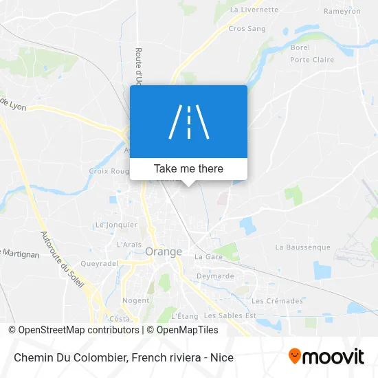 Chemin Du Colombier map