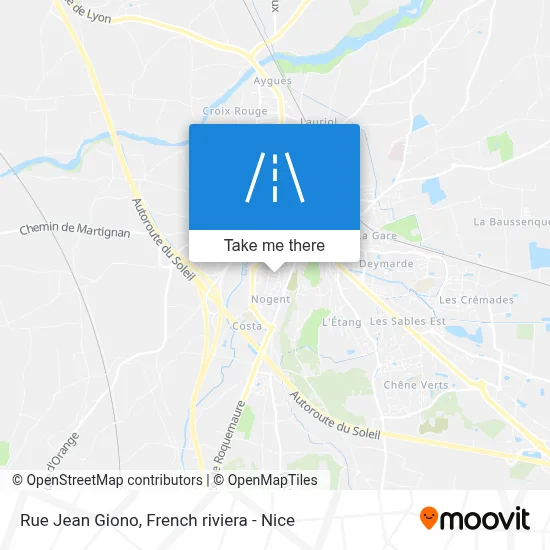 Rue Jean Giono map