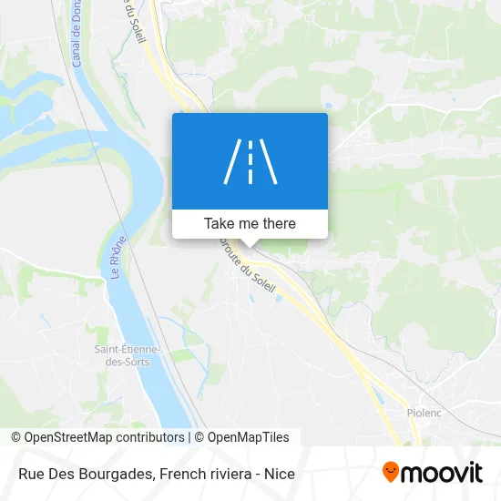 Rue Des Bourgades map