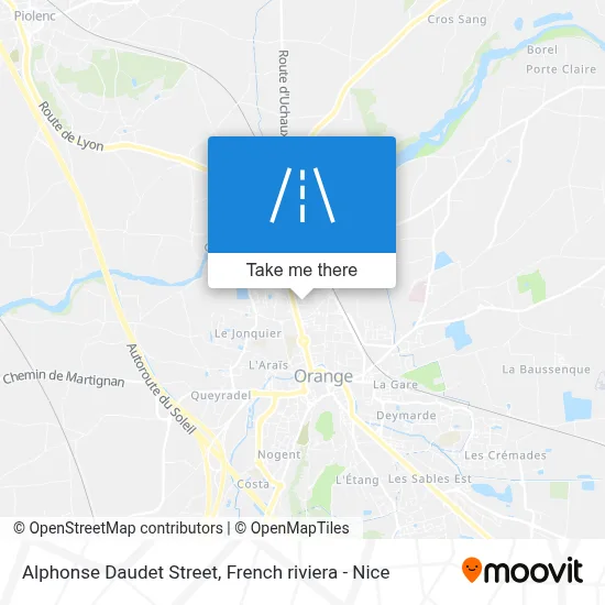 Mapa Rue Alphonse Daudet