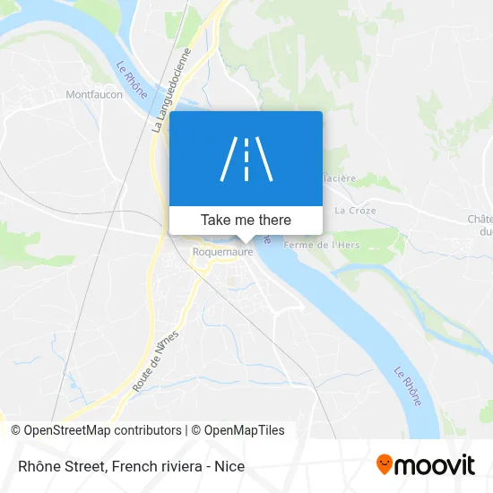 Rue Du Rhône map