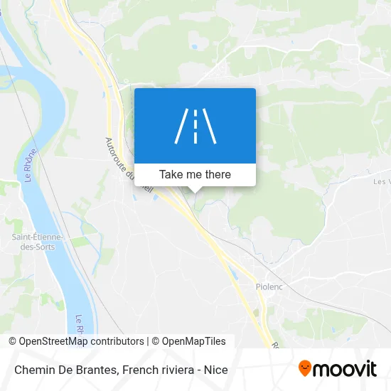 Chemin De Brantes map