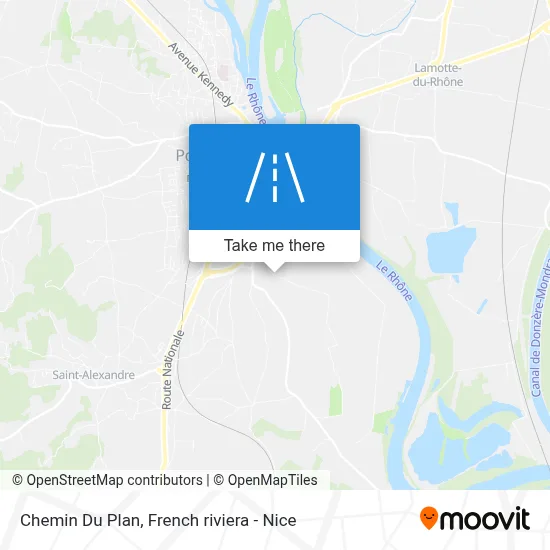 Chemin Du Plan map