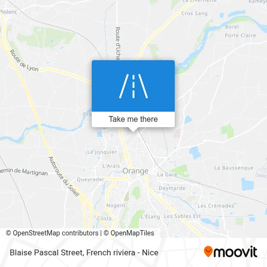 Rue Blaise Pascal map