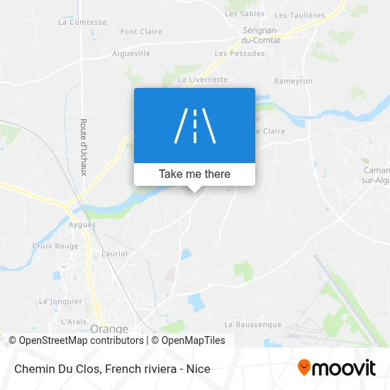 Chemin Du Clos map
