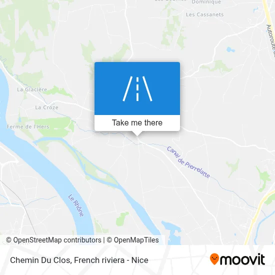 Chemin Du Clos map